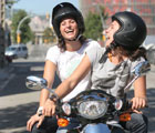 Barcelone en scooter