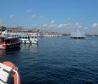 Dolmabahçepaleis + Bosporus